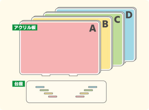 データ作成ガイド 組み立てイメージ図